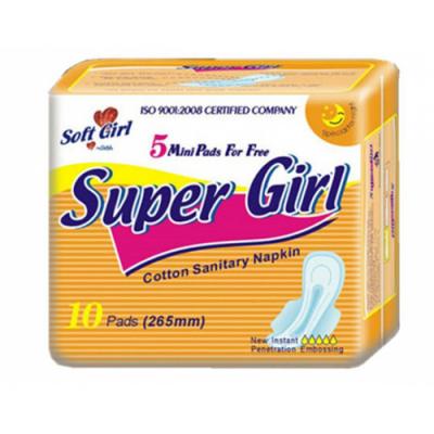 Heißer Verkauf Super Comforable Super Girl Disposable Sanitary Napkins