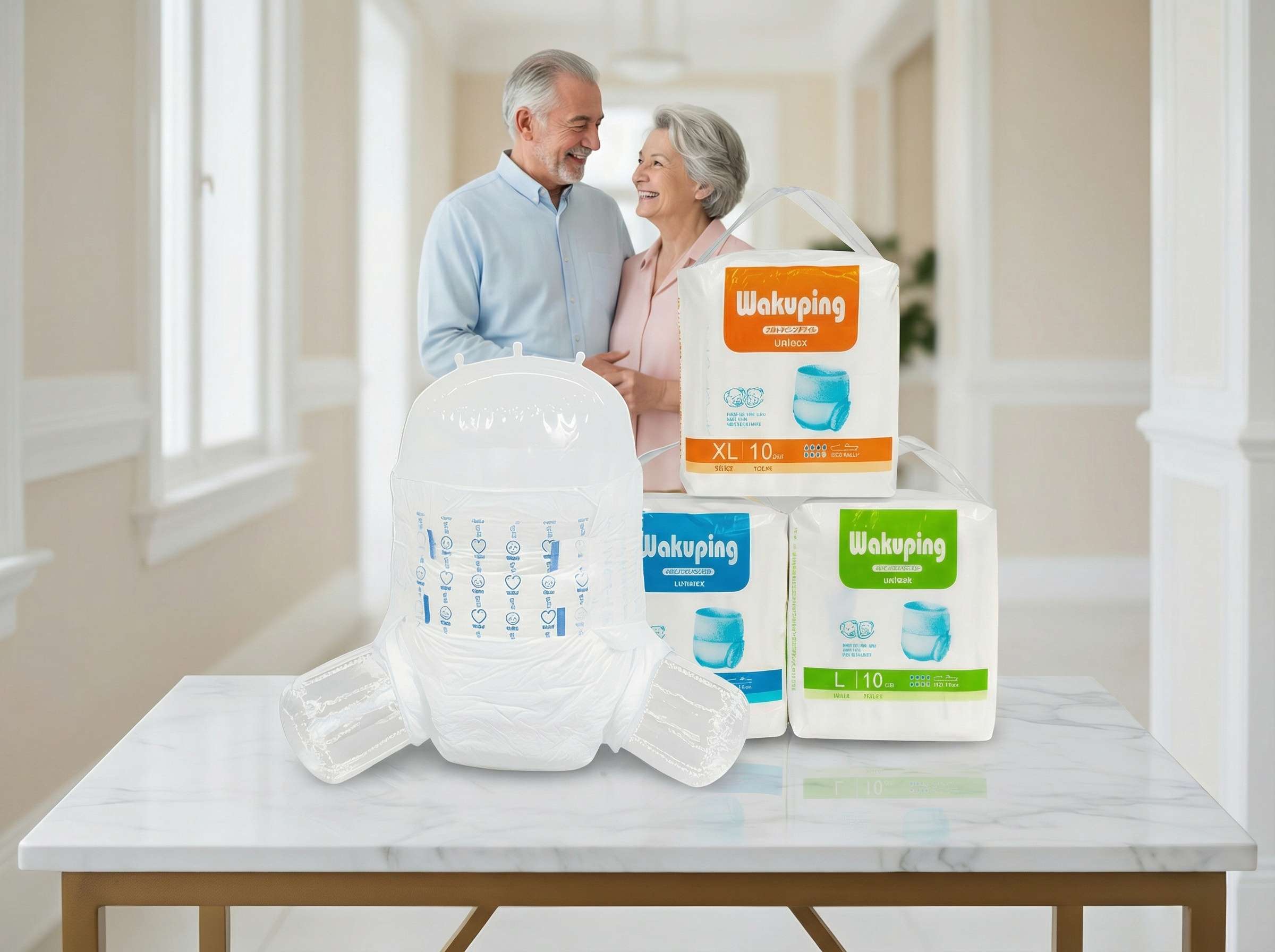 Einwegwindel für Erwachsene