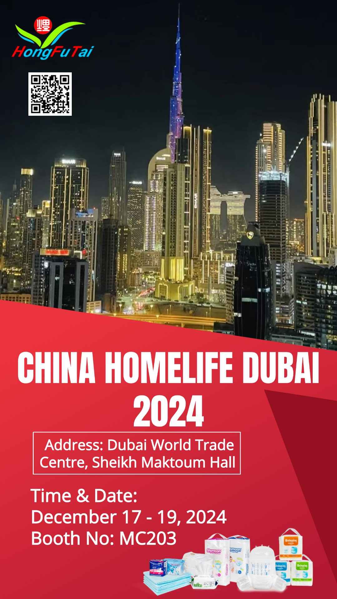 Herzlich willkommen, uns auf der CHINA HOMELIFE DUBAI 2024 zu besuchen